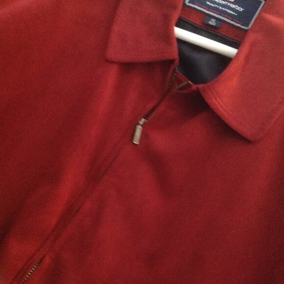 Newport Harbor Men's Red Polyester Light Weight Jacket - X-Large - Never Worn - Picture 3 of 6